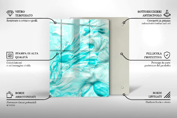 Tűzhely fedőlap Absztrakciós festékek