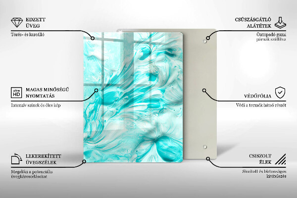 Tűzhely fedőlap Absztrakciós festékek