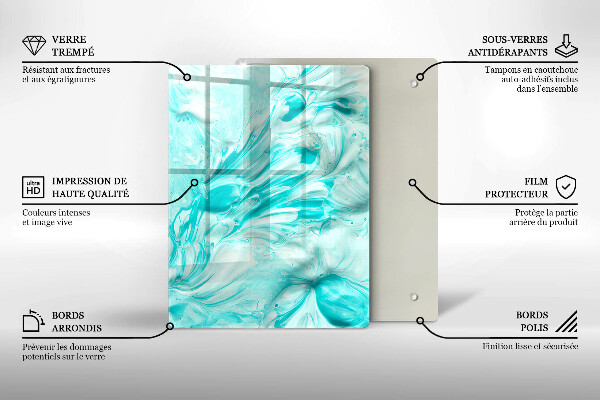Tűzhely fedőlap Absztrakciós festékek