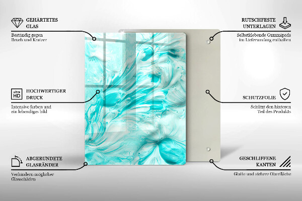 Tűzhely fedőlap Absztrakciós festékek
