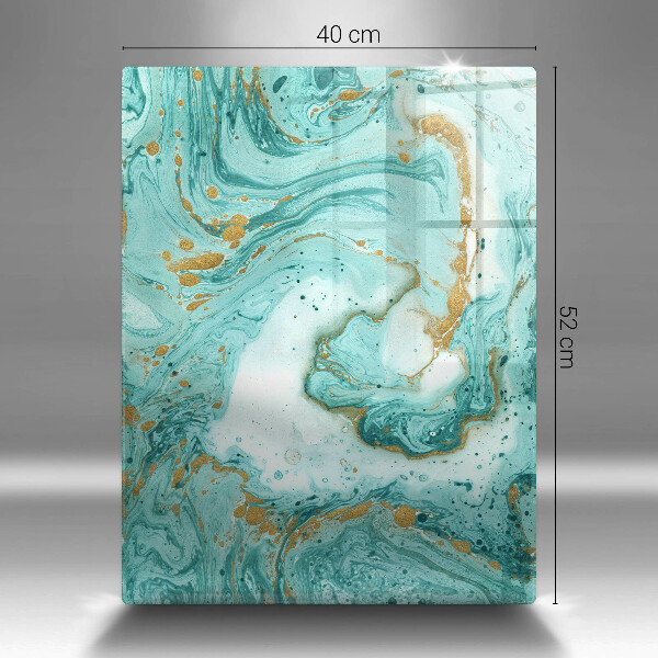 Tűzhely fedőlap Kék absztrakció