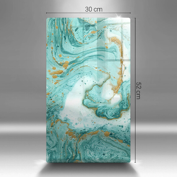 Tűzhely fedőlap Kék absztrakció