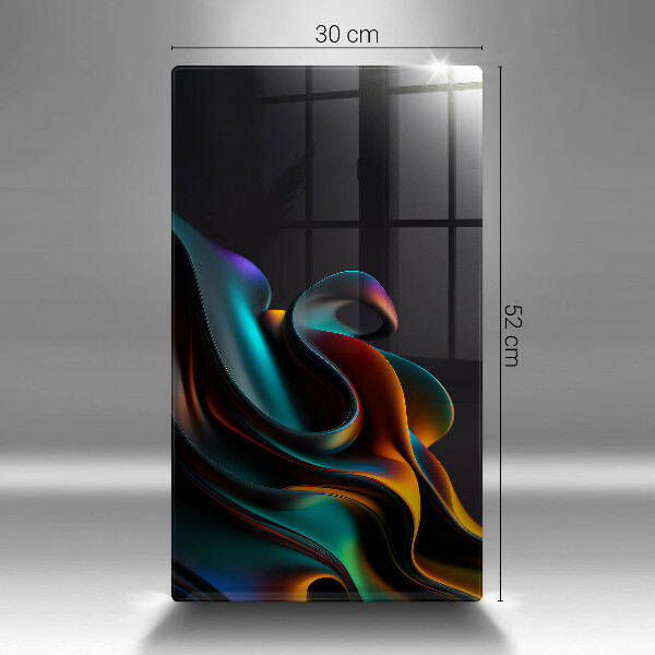 Tűzhely fedőlap Színes absztrakció