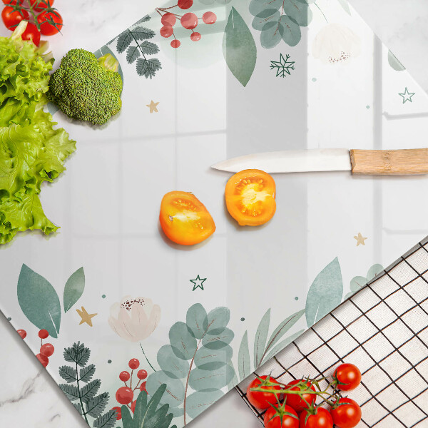 Tűzhely fedőlap Akvarell levelek