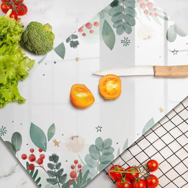 Tűzhely fedőlap Akvarell levelek