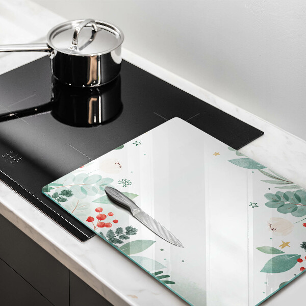 Tűzhely fedőlap Akvarell levelek