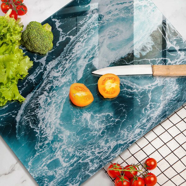 Tűzhely fedőlap Habzó vízhullámok