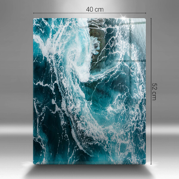 Tűzhely fedőlap Habzó vízhullámok