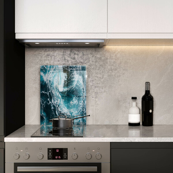 Tűzhely fedőlap Habzó vízhullámok