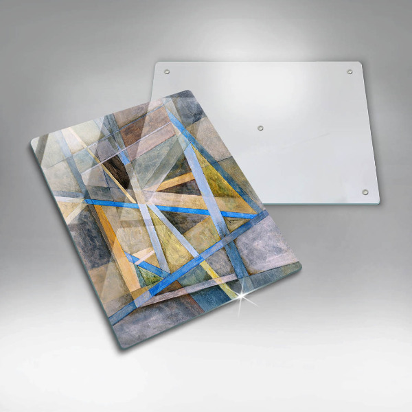 Tűzhely fedőlap Festett vonalak absztrakció