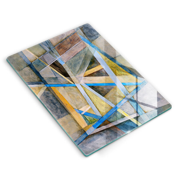 Tűzhely fedőlap Festett vonalak absztrakció