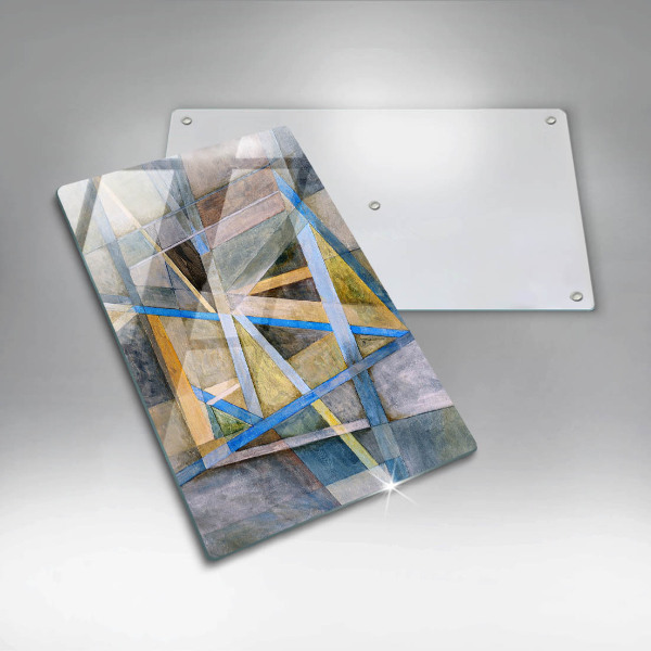 Tűzhely fedőlap Festett vonalak absztrakció