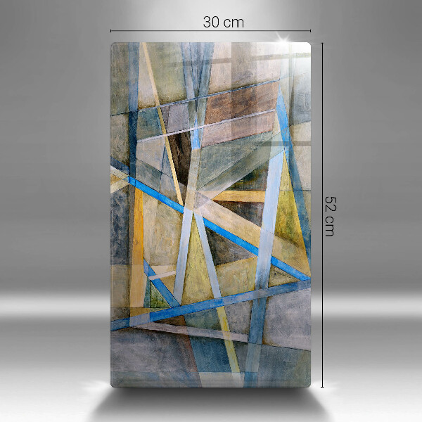 Tűzhely fedőlap Festett vonalak absztrakció