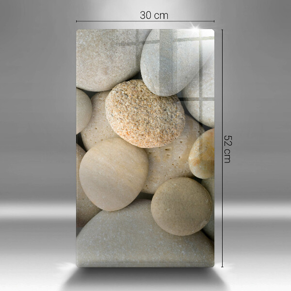 Tűzhely fedőlap Ovális kövek mintája