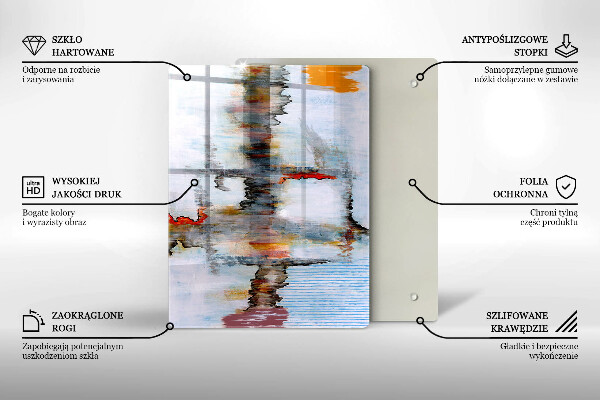 Tűzhely fedőlap Absztrakciós festékek