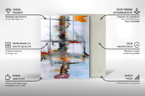 Tűzhely fedőlap Absztrakciós festékek