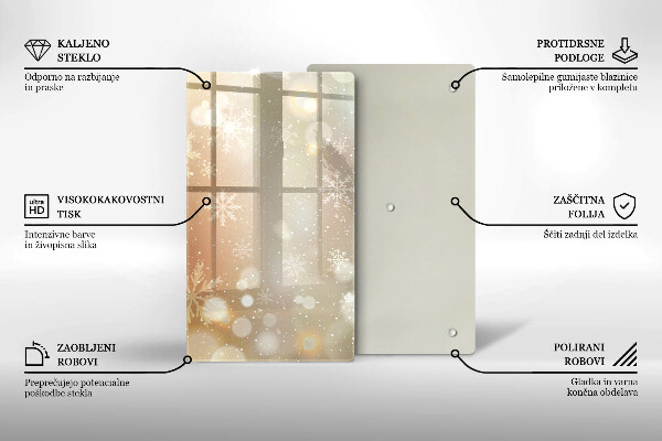 Tűzhely fedőlap Hópelyhek