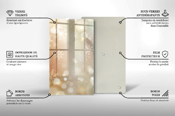 Tűzhely fedőlap Hópelyhek