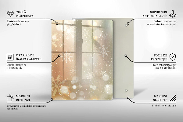 Tűzhely fedőlap Hópelyhek