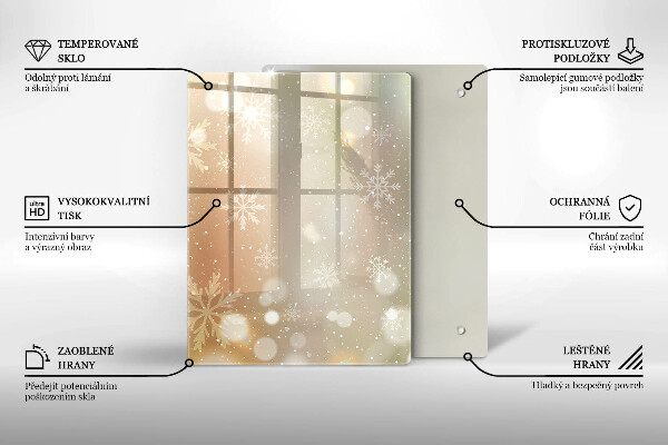 Tűzhely fedőlap Hópelyhek