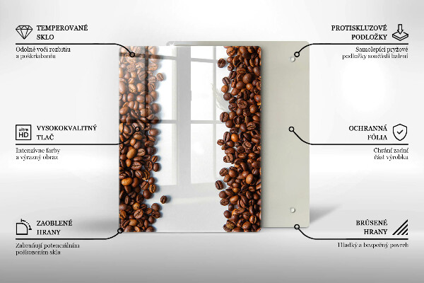 Tűzhely fedőlap Kávébab