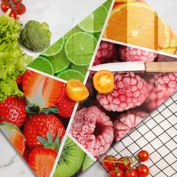 Tűzhely fedőlap Színes gyümölcsök