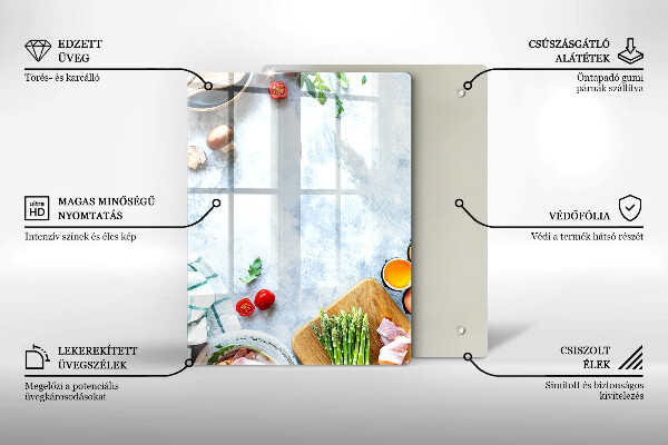 Tűzhely fedőlap Hozzávalók a konyhában