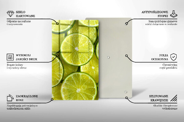 Tűzhely fedőlap Lime szeletek