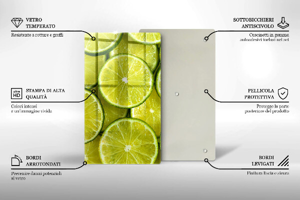 Tűzhely fedőlap Lime szeletek