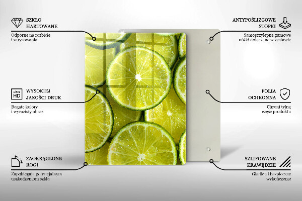 Tűzhely fedőlap Lime szeletek