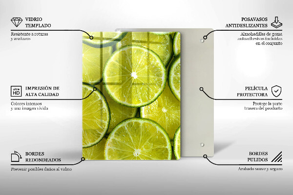 Tűzhely fedőlap Lime szeletek