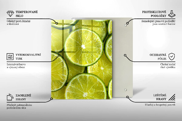Tűzhely fedőlap Lime szeletek
