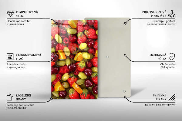 Tűzhely fedőlap Nyári gyümölcsök