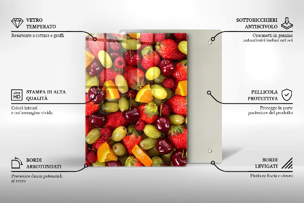 Tűzhely fedőlap Nyári gyümölcsök