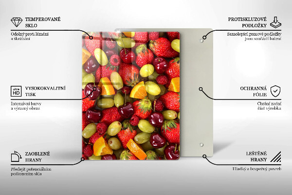 Tűzhely fedőlap Nyári gyümölcsök