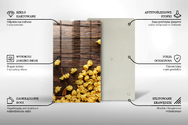 Tűzhely fedőlap Tészta az asztalon