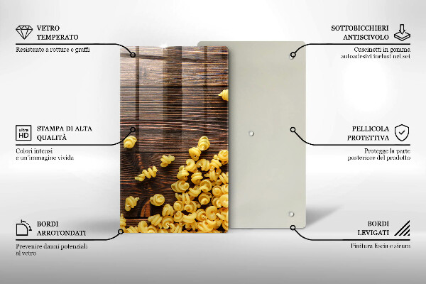 Tűzhely fedőlap Tészta az asztalon