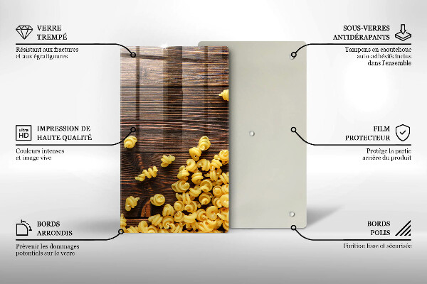 Tűzhely fedőlap Tészta az asztalon