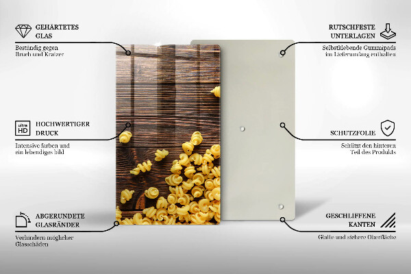 Tűzhely fedőlap Tészta az asztalon