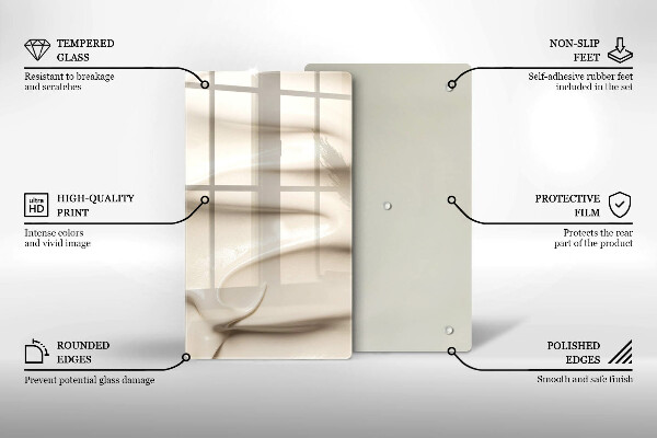 Tűzhely fedőlap Krémes fagylalt