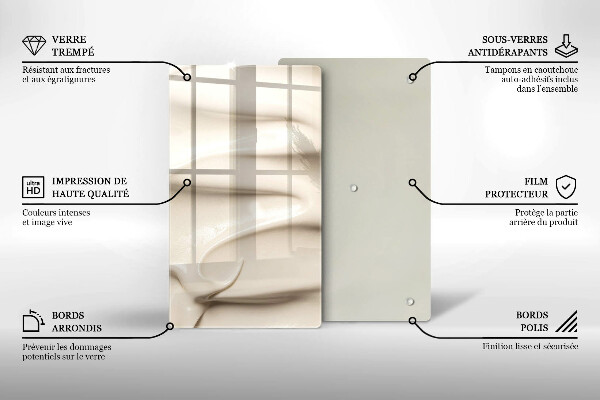 Tűzhely fedőlap Krémes fagylalt