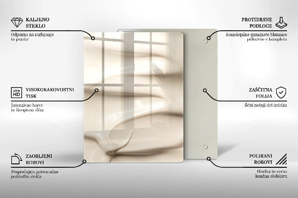 Tűzhely fedőlap Krémes fagylalt