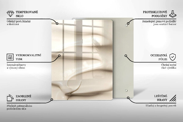 Tűzhely fedőlap Krémes fagylalt