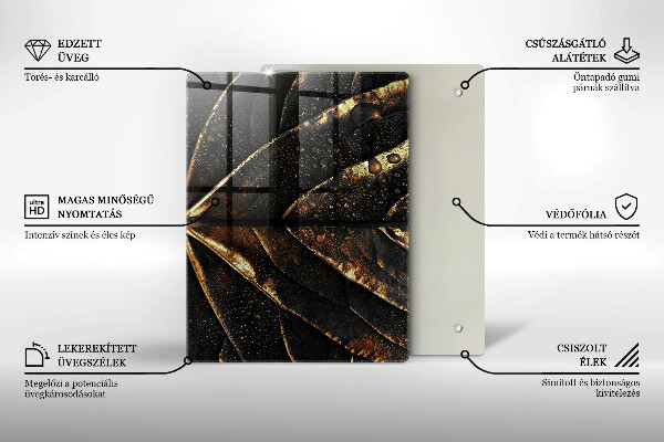 Tűzhely fedőlap Aranylemez