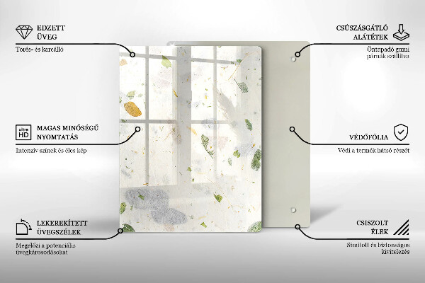 Tűzhely fedőlap Lehulló levelek