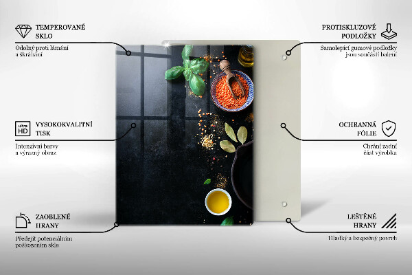 Tűzhely fedőlap Fűszertálak