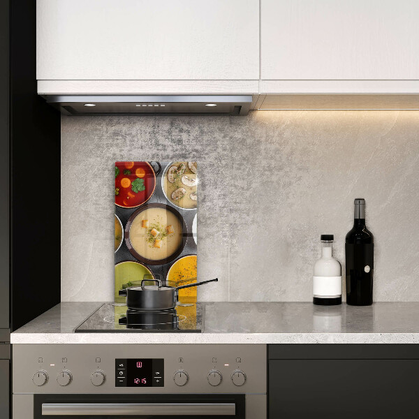 Tűzhely fedőlap Színes levesek