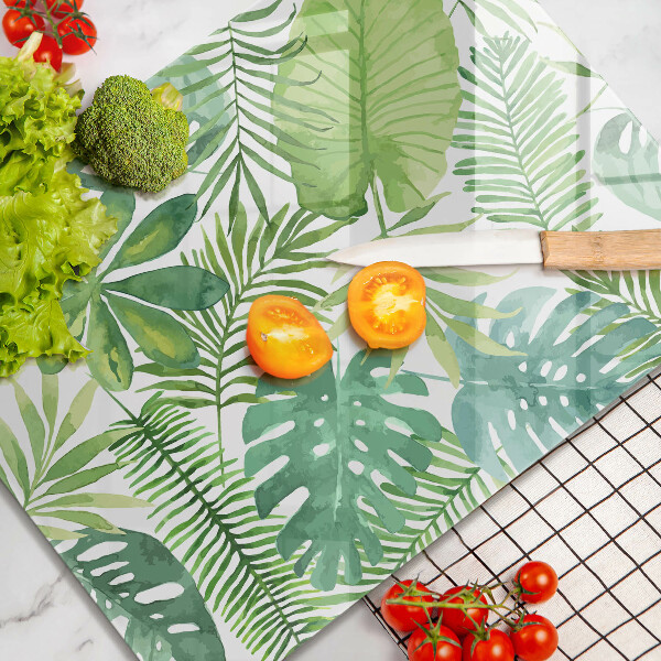 Tűzhely fedőlap Akvarell boho levelek