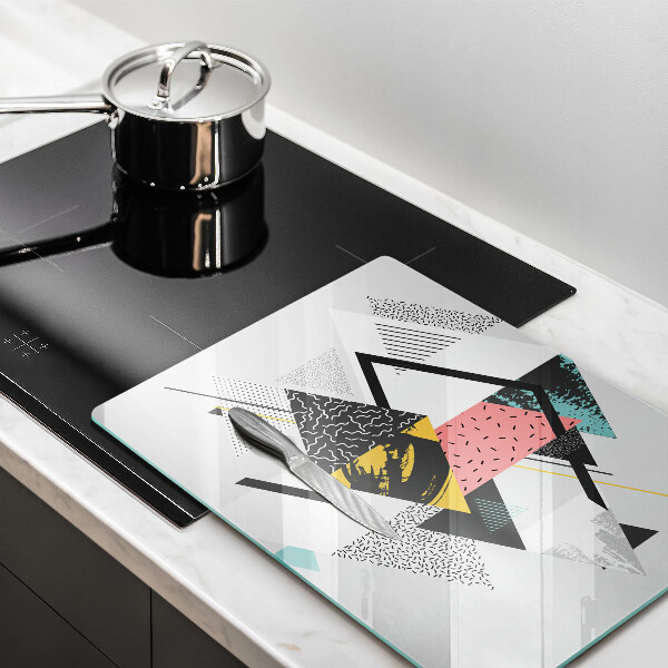 Tűzhely fedőlap Absztrakt háromszögek