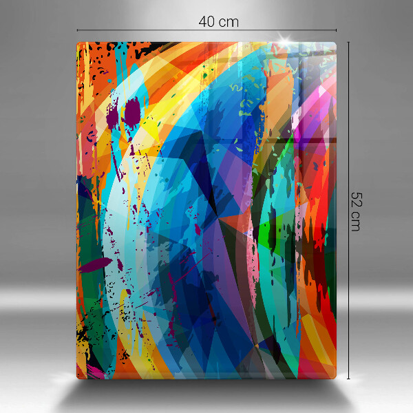 Tűzhely fedőlap Színes festékfoltok